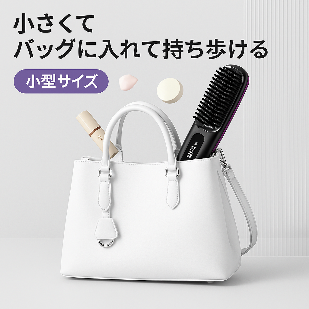 ワイヤレススマートブラシ|20秒でサラツヤ髪
